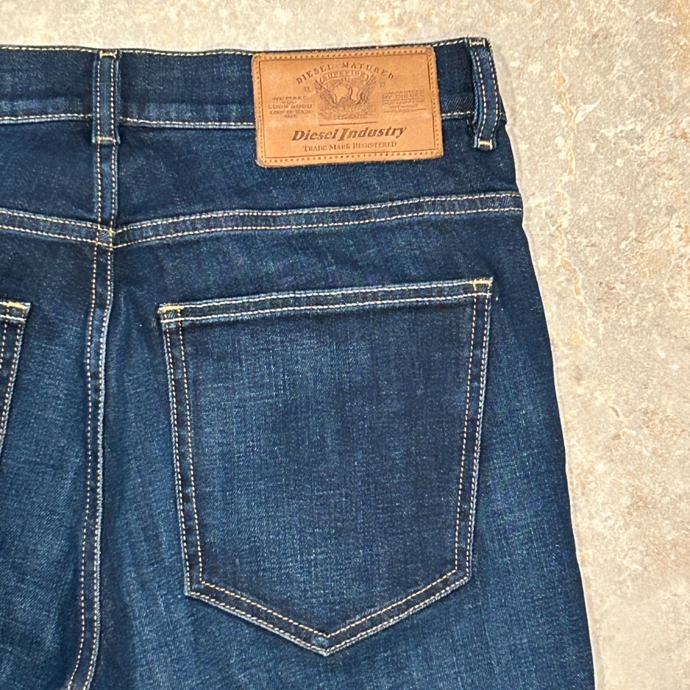 Diesel Industry Bootcut Jeans Men 30x30 Blue Denim Dark Wash Pants Stretch‎ 2021